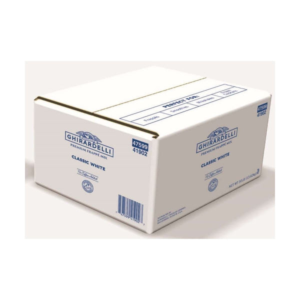 Ghirardelli Classic White Frappe 30 LB Box