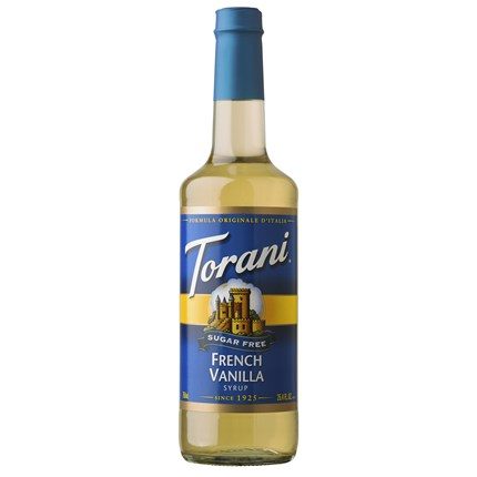 Torani Sugar-Free French Vanilla T757SF 750 ml *OVERSTOCK*