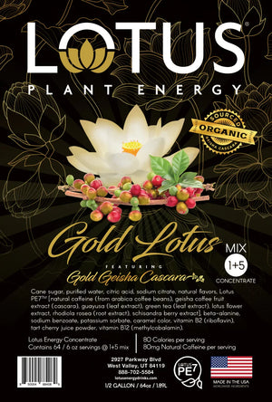 Gold Lotus Plant-Based Energy