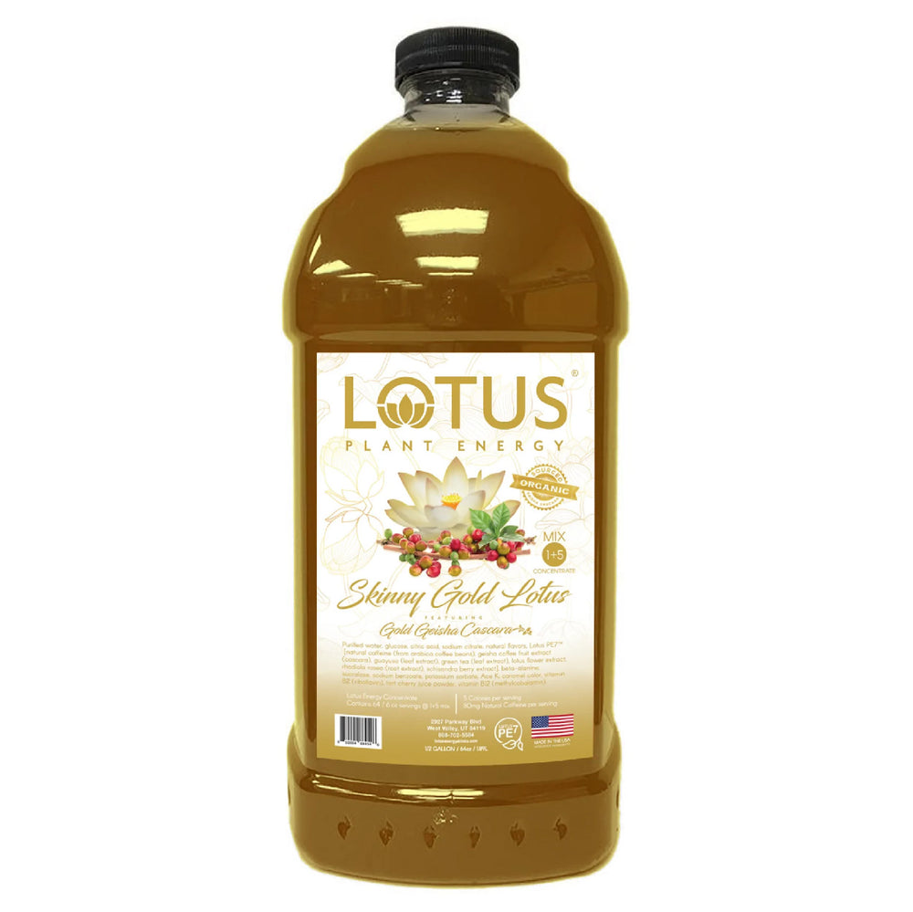 Skinny Gold Lotus Plant-Based Energy