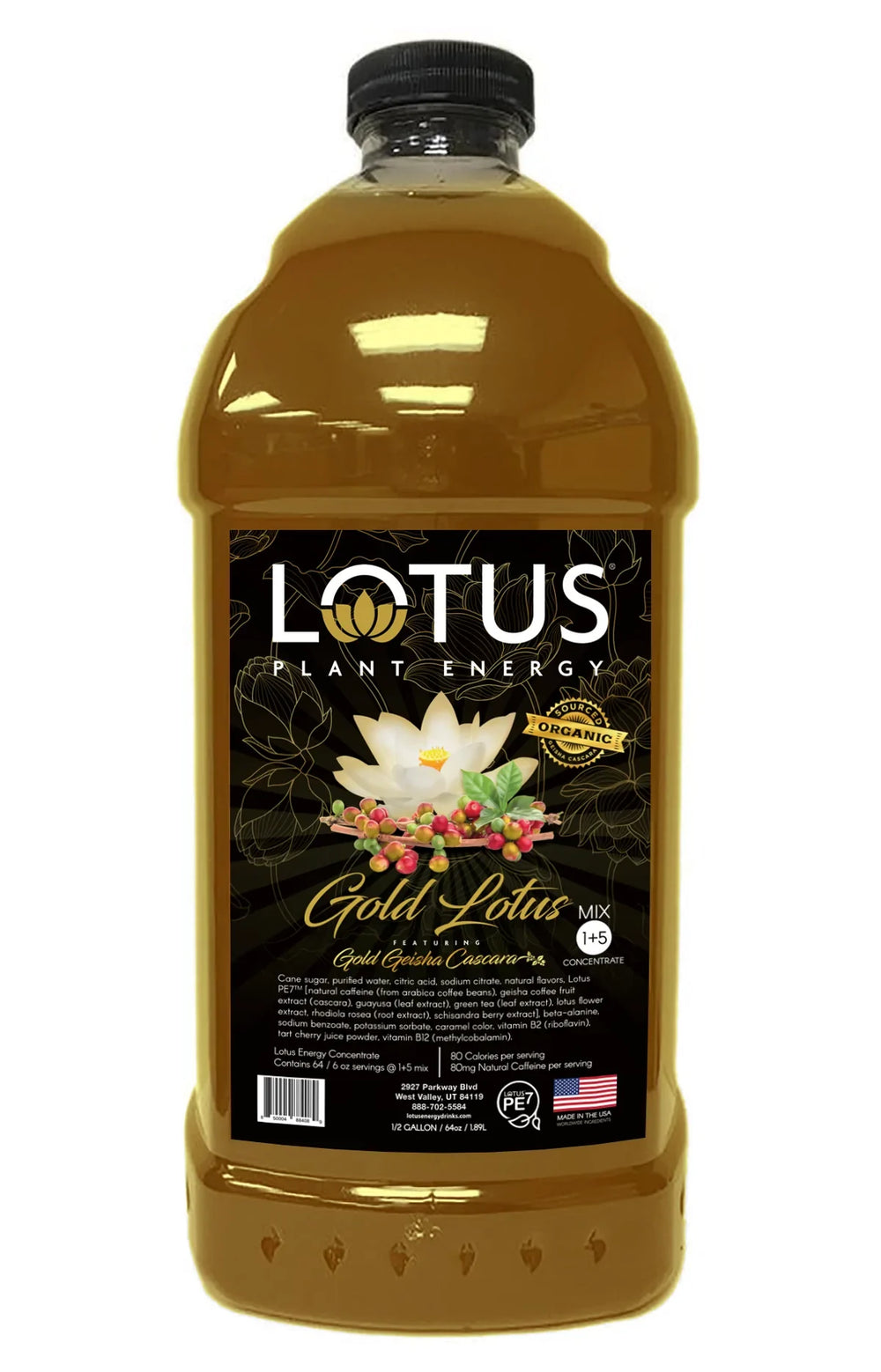 Gold Lotus Plant-Based Energy