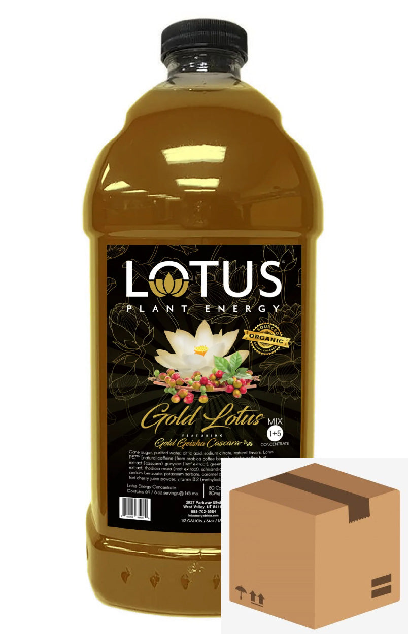 Gold Lotus Plant-Based Energy <B>Case Qty 6</B>