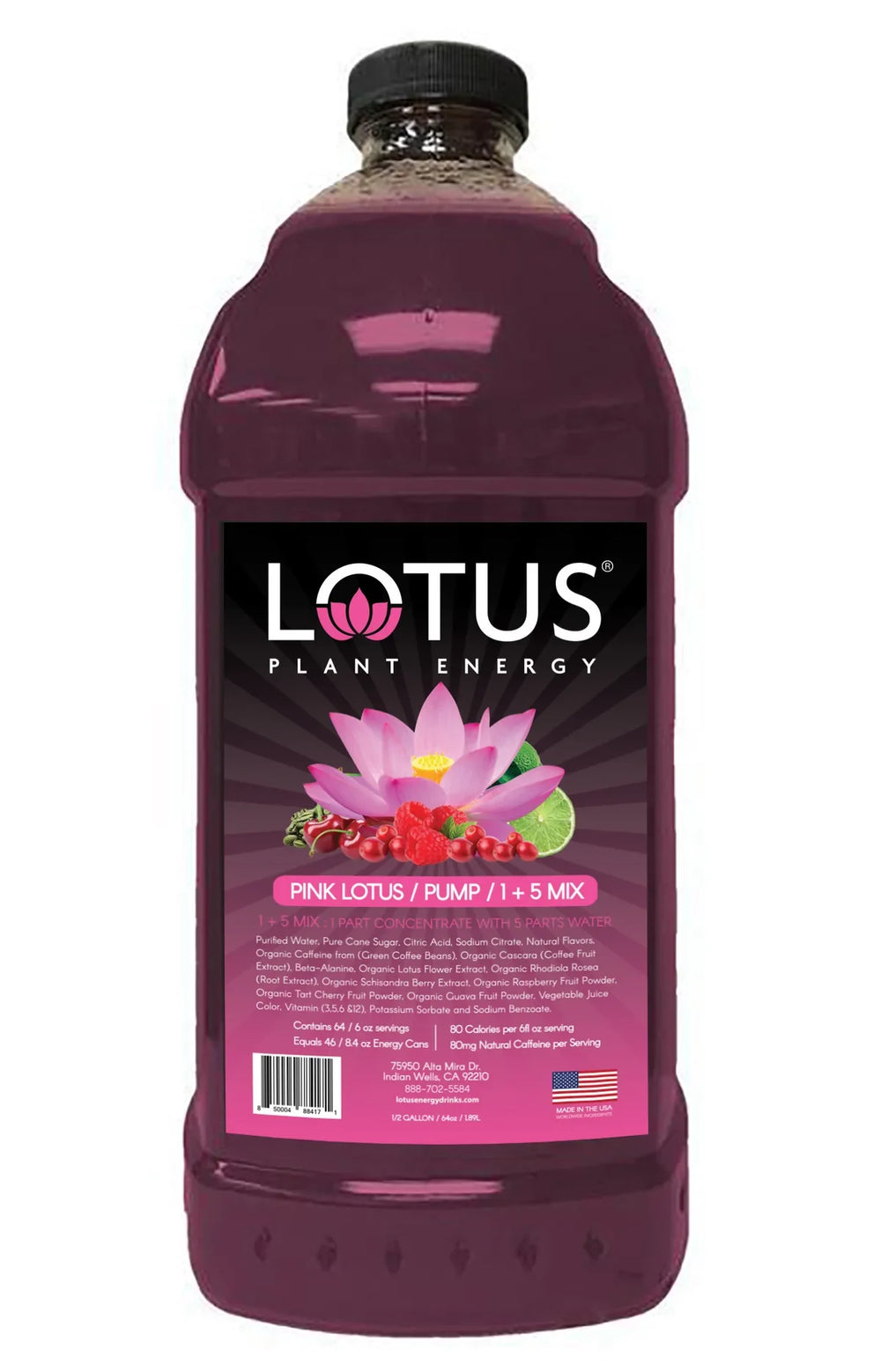Pink Lotus Plant-Based Energy