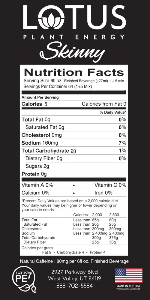 Skinny Pink Lotus Plant-Based Energy