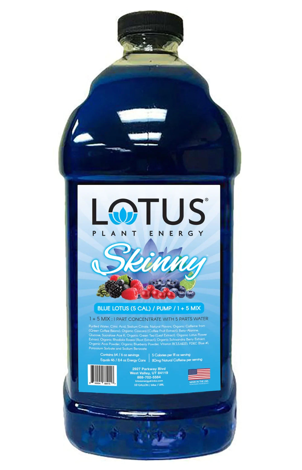 Skinny Blue Lotus Plant-Based Energy