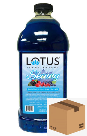 Skinny Blue Lotus Plant-Based Energy Case Qty 6
