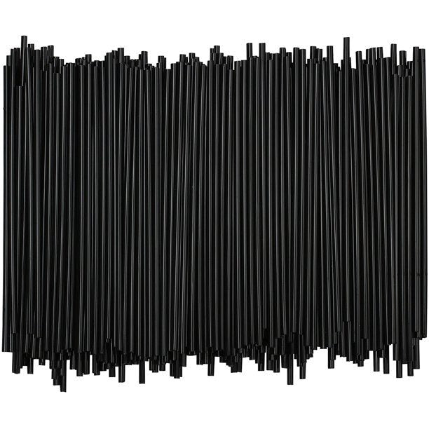 Black Plastic Coffee Stirrer, 5" 1000 Count