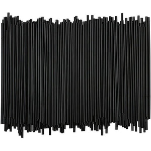 Black Plastic Coffee Stirrer, 5" 1000 Count