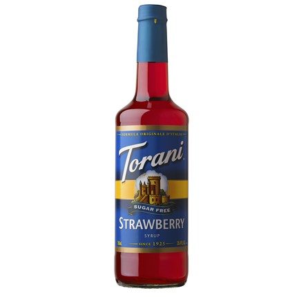 Torani Sugar-Free Strawberry T743SF 750 ml