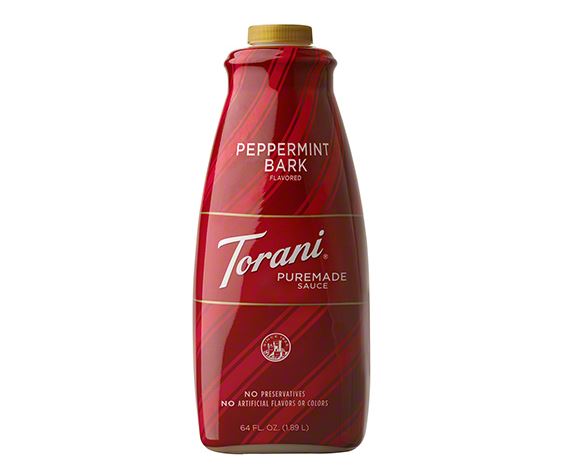 Torani Peppermint Bark T75PMB 64 Oz Sauce