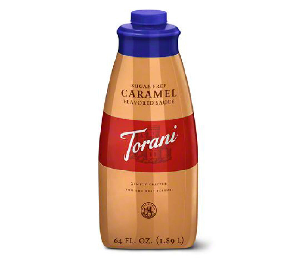 Torani Sugar-Free Caramel T75SFCAR 64 Oz Sauce