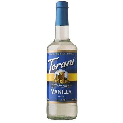 Torani Sugar-Free Vanilla T755SF 750 ml