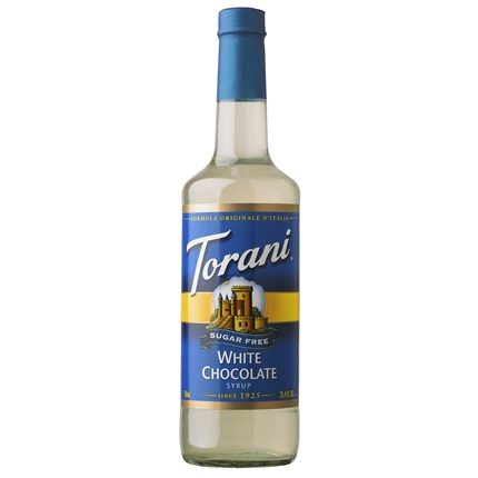 Torani Sugar-Free White Chocolate T770SF 750 ml