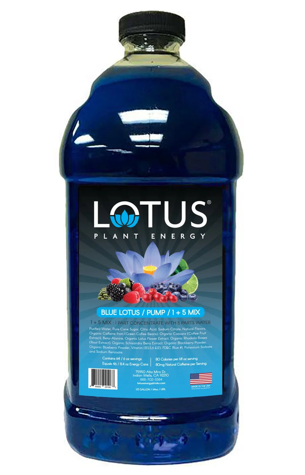 Blue Lotus Plant-Based Energy <B>Case Qty 6</B>
