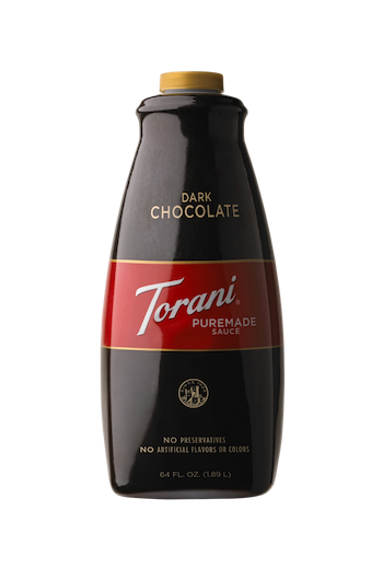 Torani Dark Chocolate T75CS 64 Oz Sauce