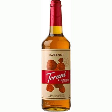 Torani Hazelnut T725PM 750 ML Puremade Syrup