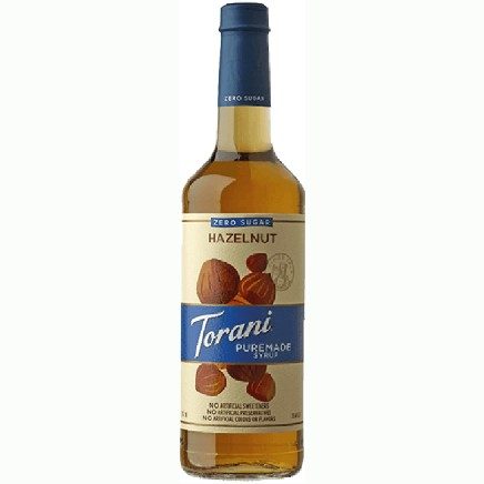 Torani Sugar-Free Hazelnut T725SFPM 750 ML Puremade Syrup
