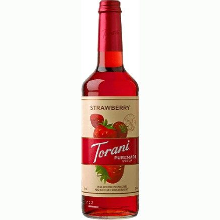 Torani Strawberry T743PM 750 ML Puremade Syrup