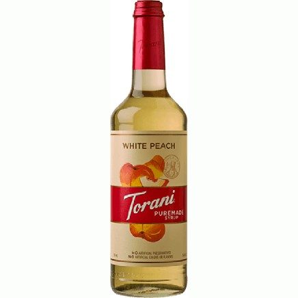 Torani White Peach T807PM 750 ML Puremade Syrup