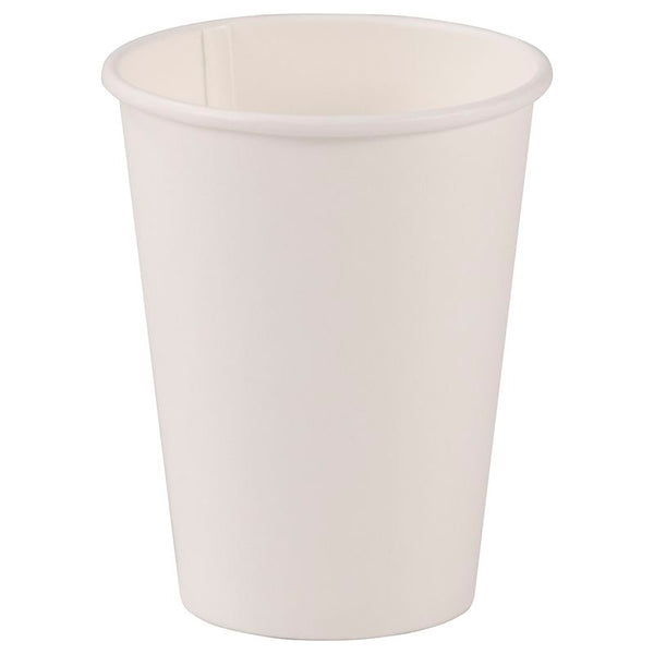 12 OZ White Paper Hot Cup 1000 Count