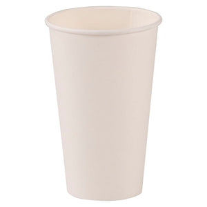 16 OZ White Paper Hot Cup 1000 Count